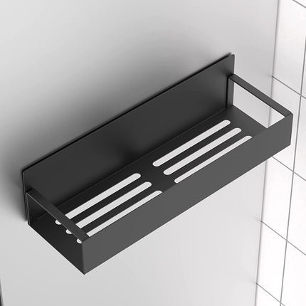 Metal 4 Pack Magnetic Spice Storage Rack Organizer for Refrigerator and Oven, Black Fridge Organizers and Storage, Metal