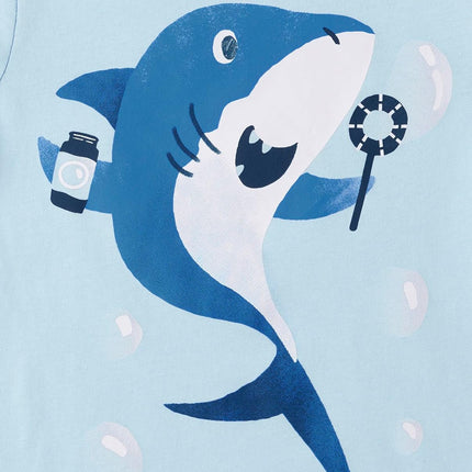 Baby Boys' and Toddler Dino,Animals,Sharks Short Sleeve Graphic T-Shirts,3 Pack