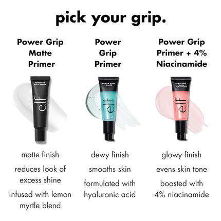 Power Grip Primer, Gel-Based & Hydrating Face Primer for Smoothing Skin & Gripping Makeup, Moisturizing & Priming, Vegan & Cruelty-Free, 0.811 Fl Oz