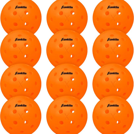 Franklin Sports X-40 Outdoor Pickleballs - Official Ball of USA Pickleball, APP Tour + US Open - Regulation Size