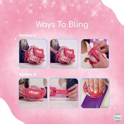 ® Diamond Starter Set - Dreams – as Seen on Shark Tank | 75 Colorful Rhinestone Gems | Hair Bling Styling Tool | Easy to Use | Hair-Safe Jewel | Perfect Gifts School Parties, Festivals
