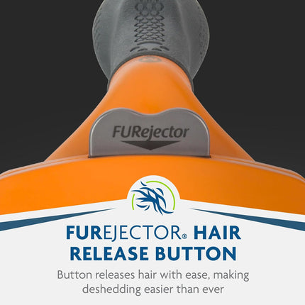 Medium Dog Undercoat Deshedding Tool, Long Hair, Reduces Loose Hair from Shedding