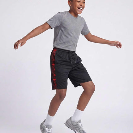 5 Pack: Boys' Mesh Basketball Athletic Shorts with Pockets – Teen Kids Youth Quick Dry Soccer Running Gym