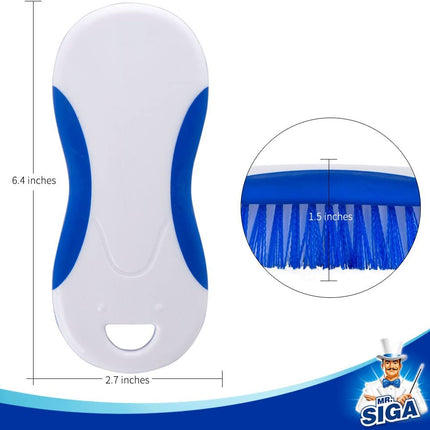 Multi Purpose Heavy Duty Scrub Brush - Pack of 2 | Strong Bristles with Effective Scrubbing Power, Ideal for Kitchen, Bathroom, Shower and Everyday Household Cleaning.