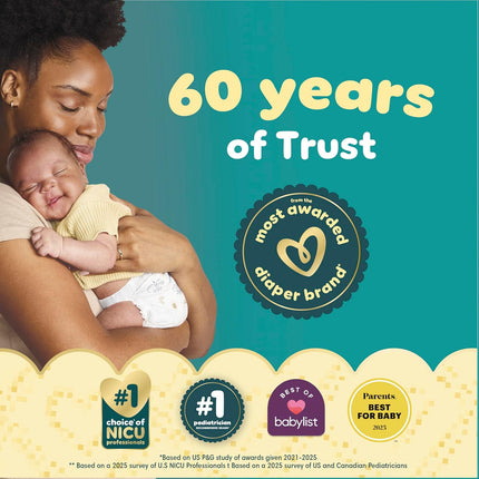 Swaddlers Diapers, Size 0 (Up to 10 Lbs), 84 Count, Hypoallergenic, Absorbent, Keeps Baby Dry and Comfortable, Skin Safe Disposable Newborn Baby Diaper