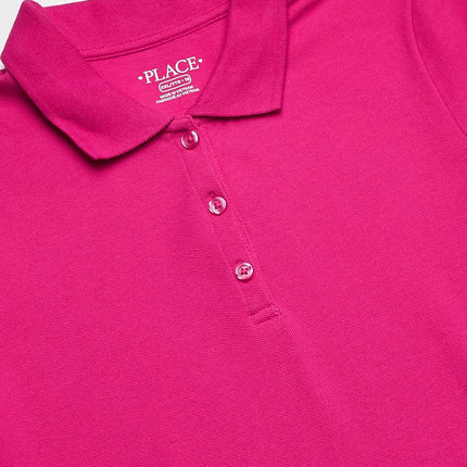 Girls' Pique Polo Dress