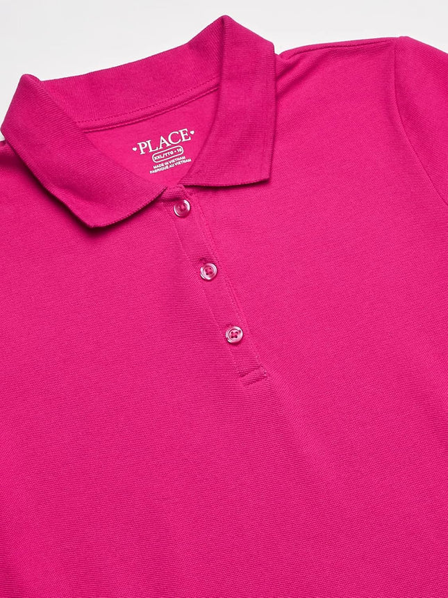 Girls' Pique Polo Dress