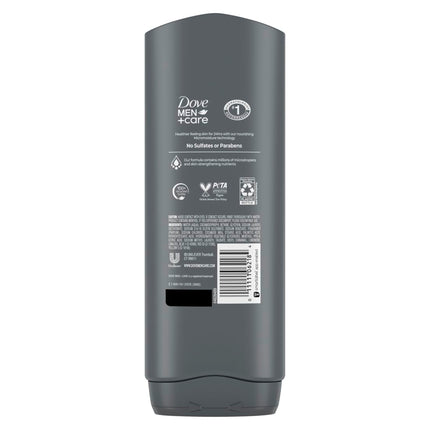 DOVE Men + Care Body Wash and Face for Fresh, Healthy-Feeling Skin Extra Fresh Cleanser That Effectively Washes Away Bacteria While Nourishing Your 13.5 Oz