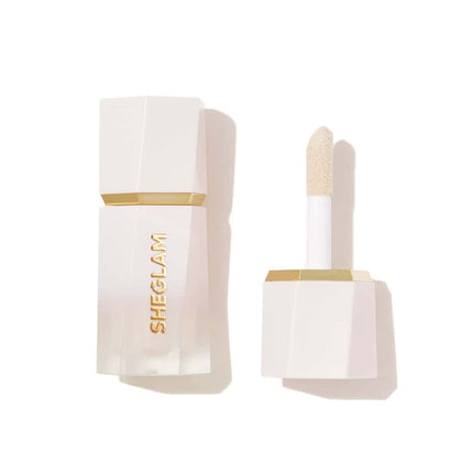 Glow Bloom Liquid Waterproof Highlighter Long Lasting Cream Highlighter with Shimmer Dewy Finish - Vanilla Frost