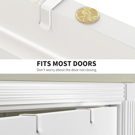 White 9-Tier over the Door Pantry Organizer, Pantry Organization and Storage, Metal Hanging Spice Rack Shelves Door, Home & Kitchen Essentials, Laundry Room Bathroom Organization