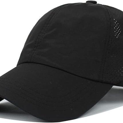 Womens Criss Cross Ponytail Hat Quick Drying Baseball Cap Sun Hats UV Protection Sport Cap