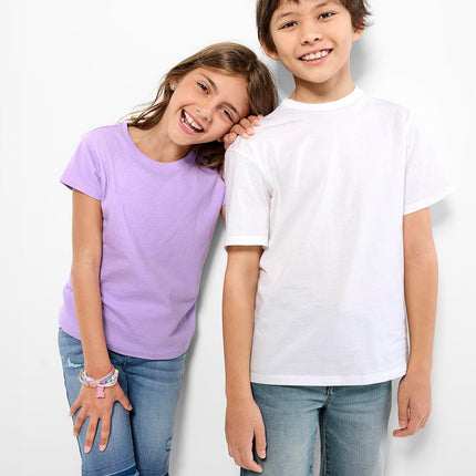 Girls Short Sleeve High Low Tee
