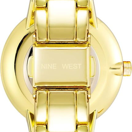 Women'S Crystal Accented Bracelet Watch