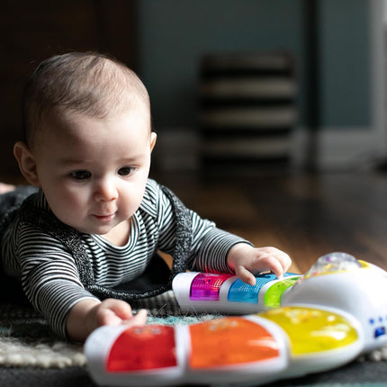 Glow & Discover Light Bar Musical Toy, Activity Station, Sitting up and Tummy Time Toy, Color and Animal Learning Toy, Infant Ages 3 Months+