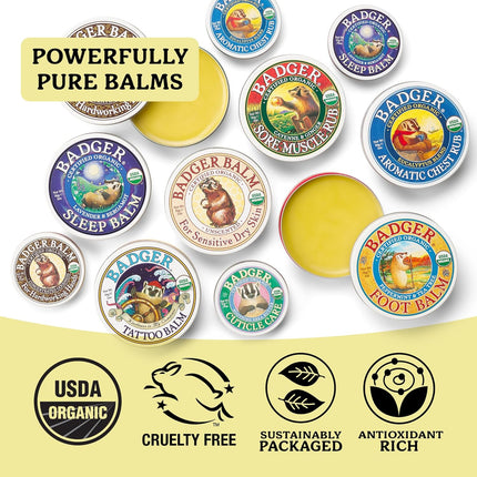 Cuticle Cream, Deep Hydration for Dry, Cracked Cuticles & Hangnails, 100% Organic Cuticle Balm with Rich Shea Butter for Strong, Healthy Nails, Non-Greasy Cuticle Oil, .75Oz Tin