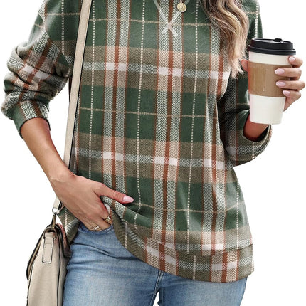 Women'S Crew Neck Sweatshirt Loose Pullover Long Sleeve Shirts Soft Tops for Women Fall Clothes 2025