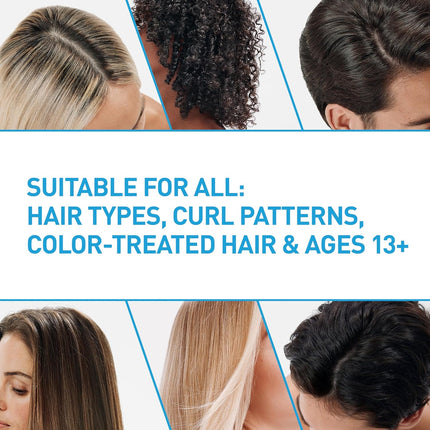 Hydrating anti Dandruff Shampoo, 1% Pyrithione Zinc Dandruff Treatment with Ceramides, Niacinamide & Hyaluronic Acid, Helps Eliminate Flakes & Provides Itchy Scalp Relief, Sulfate Free, 12 Oz