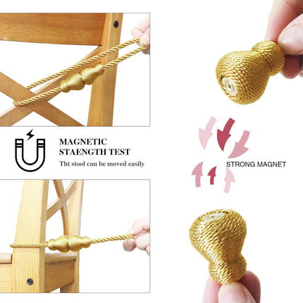 Magnetic Curtain Tiebacks Decorative Curtain Holders for Drapes