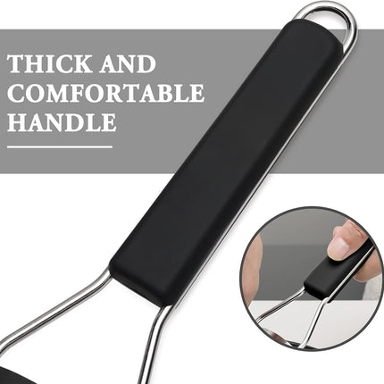 Lemon Zester Grater Three-Piece Suit - Heavy Duty Kitchen Tool for Parmesan Cheese, Ginger, Garlic, Nutmeg, Chocolate, Vegetables，Fruits，Stainless Steel Grater Dishwasher Safe Black