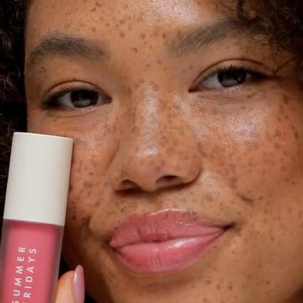 Dream Lip Oil - Hydrating Tinted Lip Gloss Oil - Non-Sticky Formula with Skincare Benefits for Long-Lasting Softness + Shine - Effortless Beauty Gifts - Pink Cloud (0.15 Oz)