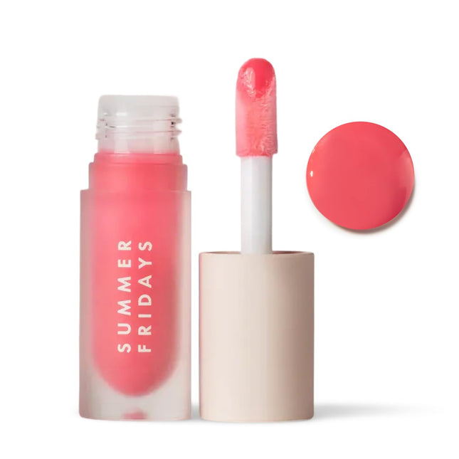 Dream Lip Oil - Hydrating Tinted Lip Gloss Oil - Non-Sticky Formula with Skincare Benefits for Long-Lasting Softness + Shine - Effortless Beauty Gifts - Pink Cloud (0.15 Oz)