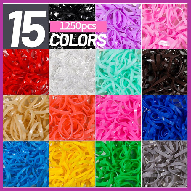 Hair Rubber Bands Elastic Hair Ties, Hair Accessories for Girls, Colorful Rubber Bands for Hair Baby Hair Ties, Toddler Hair Accessories for Girls Kids