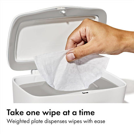 Perfect Pull Wipes Dispenser, Gray