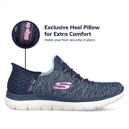 Women'S Summits Dazzling Haze Hands Free Slip-Ins Sneaker