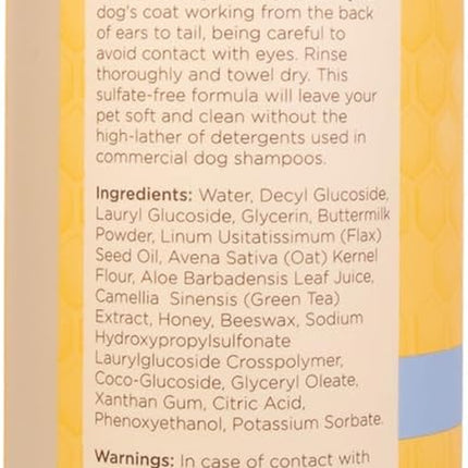 Burt’S Bees for Pets Tear Free Puppy Shampoo & Conditioner with Buttermilk, 2 in 1 Gentle Dog Shampoo for Puppies, Cleans and Conditions Sensitive Skin, 16 Fl Oz