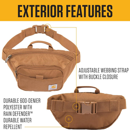 Classic Adjustable Sling Bag, Durable, 600-Denier Water Resistant Hip Pack