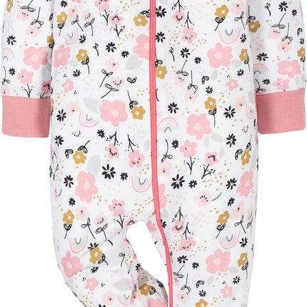 Baby Girls 4-Pack Sleep 'N Play Footie