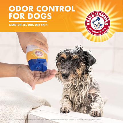 Deodorizing Dog Shampoo with Baking Soda for Odor Control, Tearless Moisturizing Formula for Sensitive Skin, Fresh Kiwi Blossom Scent, Safe for Dogs and Puppies, 20 Fl Oz