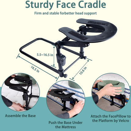 Massage Headrest for Bed,Bedside Bed Massage Head Holder for Home Mattress