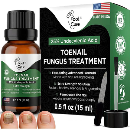 Toenail Fungus Treatment Extra Strength – Athletes Foot Treatment for Toenails, Restorative Nail Repair for Damaged Nails, Toenail Softener with Tea Tree Oil & Oregano Oil - Made in USA