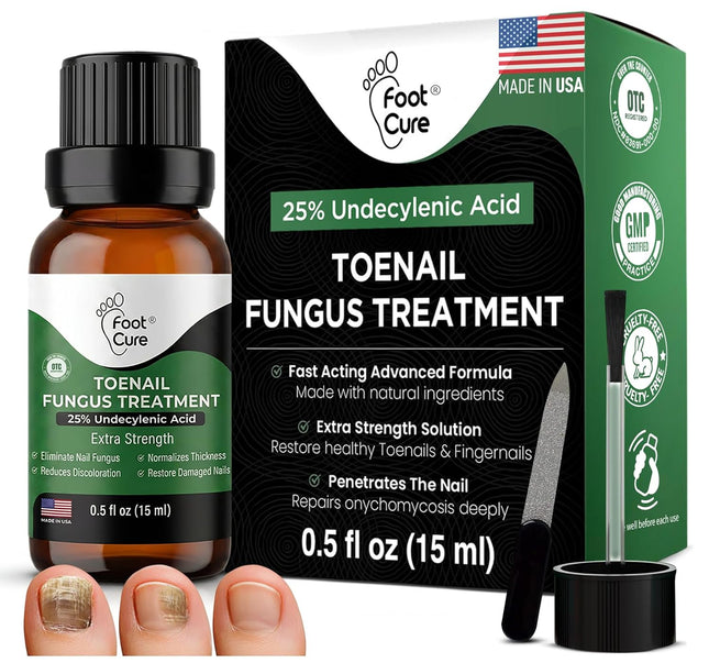 Toenail Fungus Treatment Extra Strength – Athletes Foot Treatment for Toenails, Restorative Nail Repair for Damaged Nails, Toenail Softener with Tea Tree Oil & Oregano Oil - Made in USA