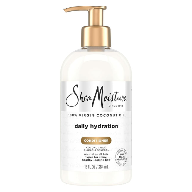 Shea Moisture Daily Hydrating Conditioner Virgin Coconut Oil for All Hair Types Sulfate-Free 13 Oz