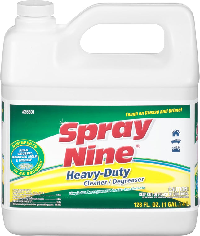 26801 Heavy Duty Cleaner, Degreaser & Disinfectant for Home, Yard Equipment, Automotive & More - Refill for Spray Bottle 1 Gallon (Pack of 1)