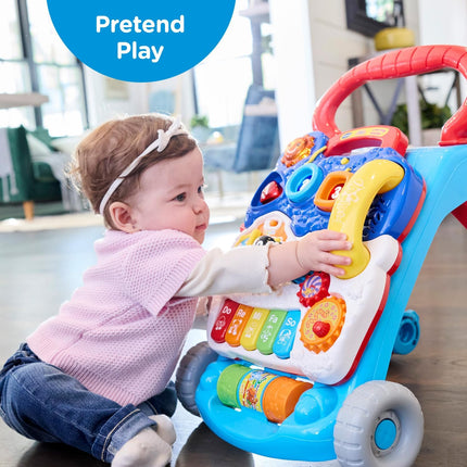 Sit-To-Stand Learning Walker (Frustration Free Packaging), Blue