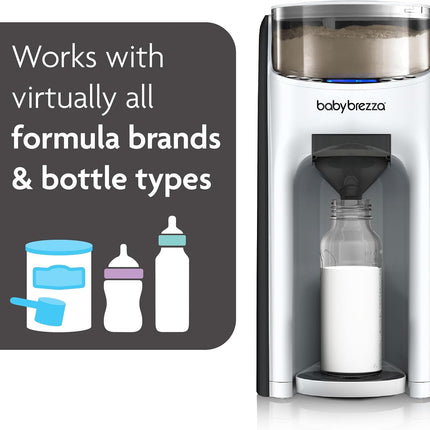 New and Improved Formula Pro Advanced Formula Dispenser Machine - Automatically Mix a Warm Formula Bottle Instantly - Easily Make Bottle with Automatic Powder Blending, White