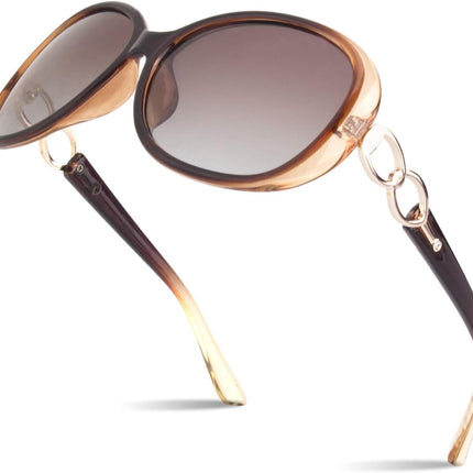 Sunglasses Womens Polarized Trendy Oversized Sun Glasses Fashion Ladies Shades 100% UV400 Protection S85