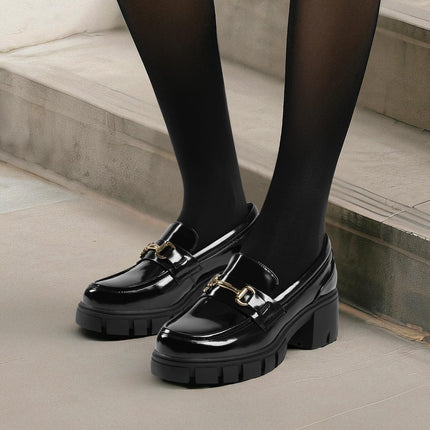 Women'S Platform Chunky Loafers