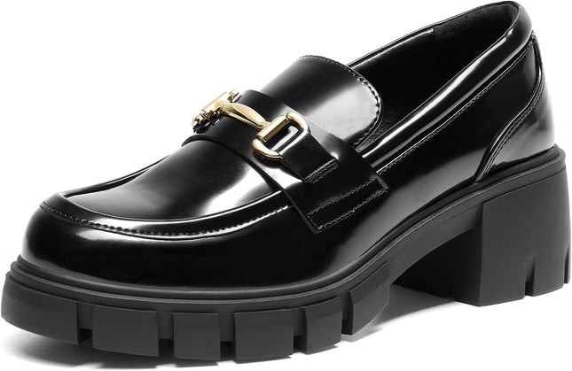 Women'S Platform Chunky Loafers