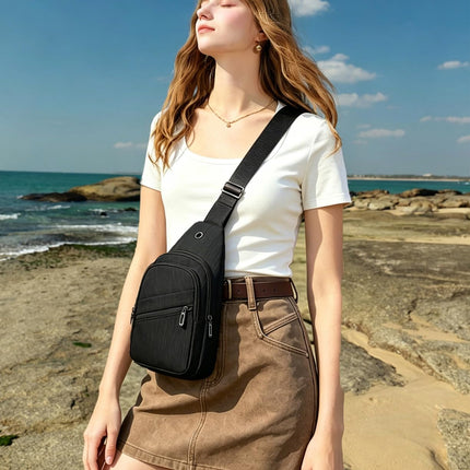 Small Sling Bag Crossbody Bags for Women Men, Sling Backpack Chest Daypack Cross Body Bag for Travel Outdoor