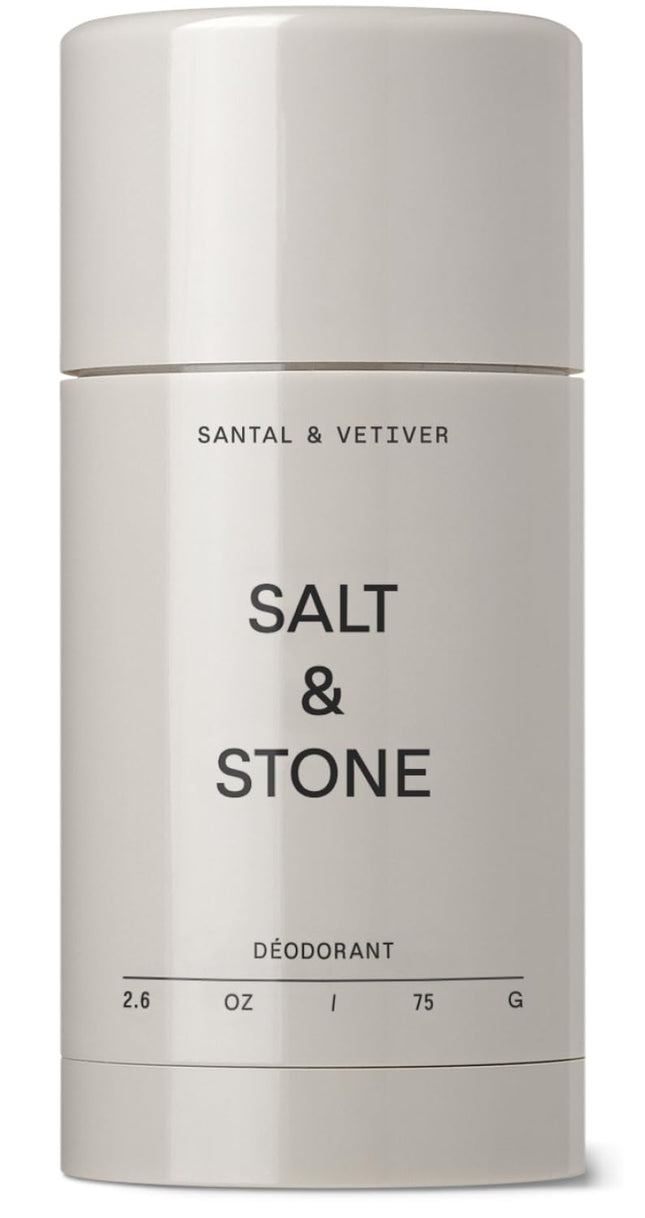 Aluminum Free Deodorant | Extra Strength 48 Hour Protection for Women & Men | Made with Seaweed Extracts, Niacinamide & Prebiotics | Santal & Vetiver