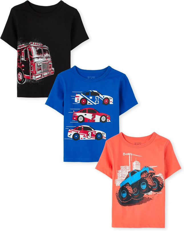 Baby Boys' Graphic T-Shirts (3-Pack)