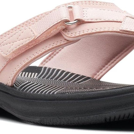 Clarks Women’s Breeze Sea Flip-Flops – Adjustable Lightweight Casual Sandals
