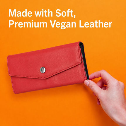 Nautica Sleek Women's RFID Blocking Slim Wallet - Compact Bifold Credit Card Holder with Zipper Coin Pocket and ID Window