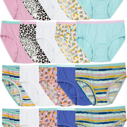Girls' Cotton Brief Underwear Multipacks
