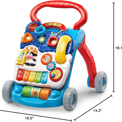 Sit-To-Stand Learning Walker (Frustration Free Packaging), Blue