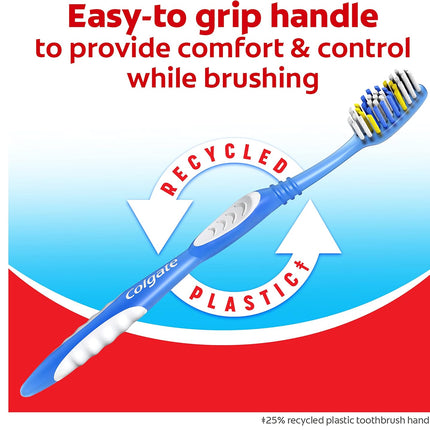 Extra Clean Toothbrush, Soft Toothbrush for Adults, 6 Count (Pack of 1)